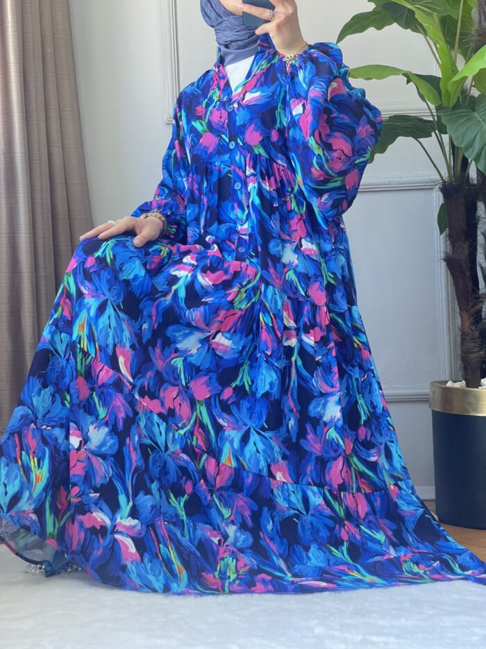 Açelya mavi elbise (1)