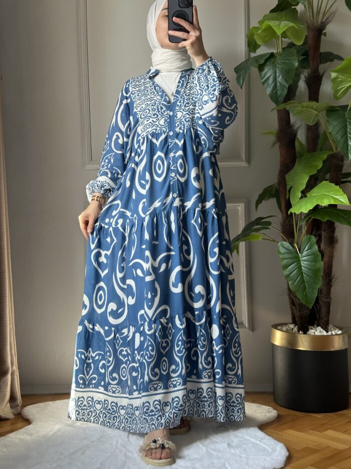 Alya Elbise - Mavi (1)