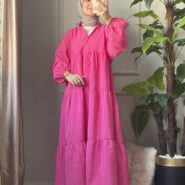 Fuşya Sandy Elbise (1)