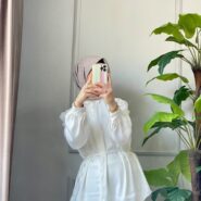 İnci Beyazı Saten Gömlek (4)