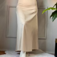 Jesika Tam Boy Saten Etek - Krem 2