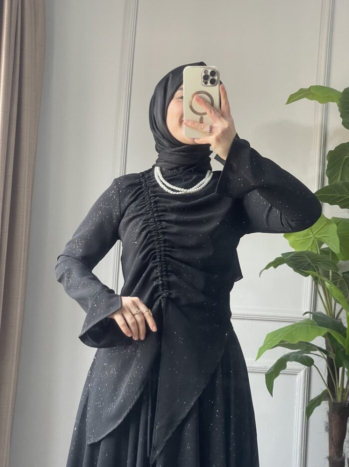 Sofia Etekli Takım - Siyah (1)