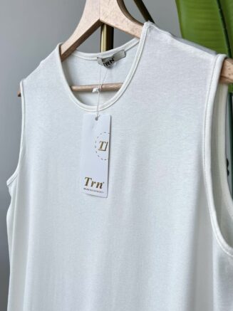 Beyaz Piliseli Detaylı Premium İçlik