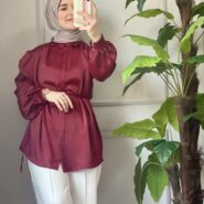 bordo saten gömlek (1)