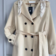 Astarlı Fularlı Trençkot (12)