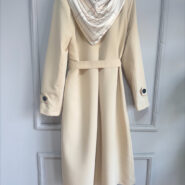 Astarlı Fularlı Trençkot (15)